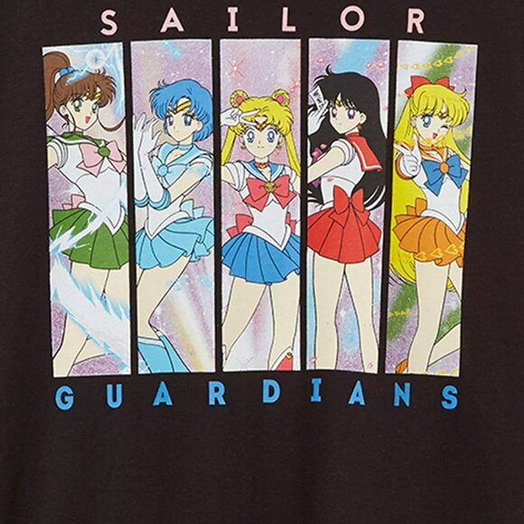 Sailor Moon Classic Fit Cotton Crew Neck Tee, Size 6X (30) - Picture 2 of 5